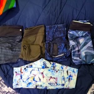 Five size 6 Lululemon leggings
